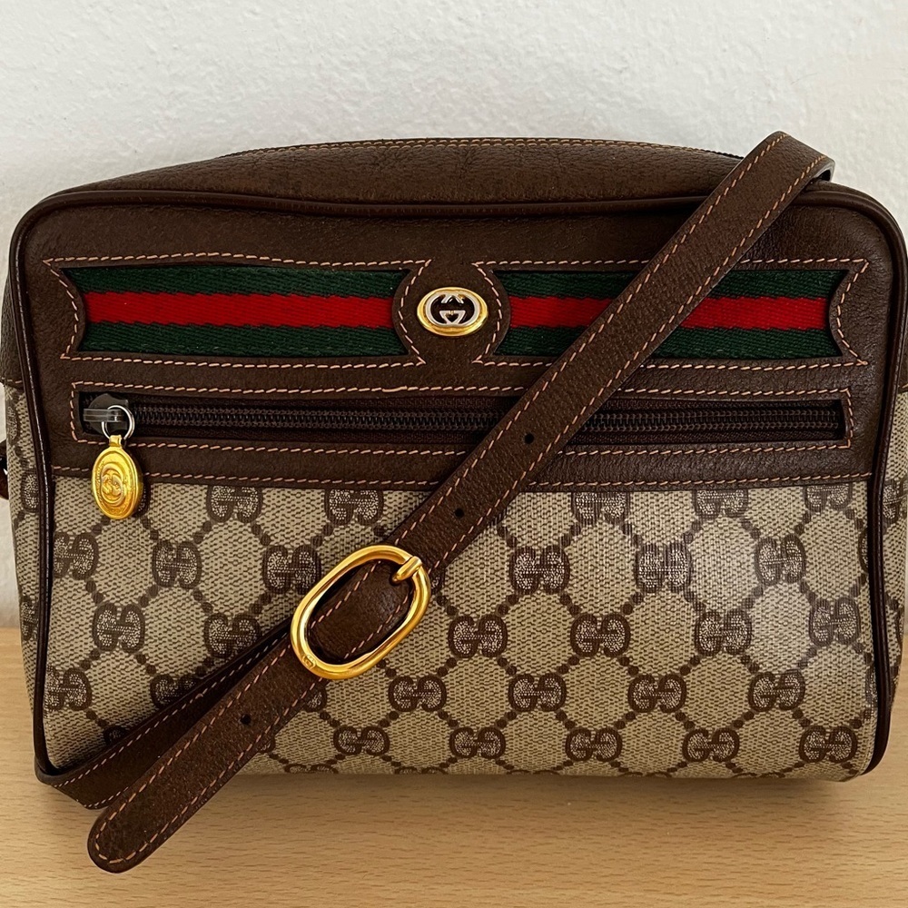 ❗️SOLD❗️Gucci Crossbody Sherry Line Ophidia Italy Authentic Circa 1980’s